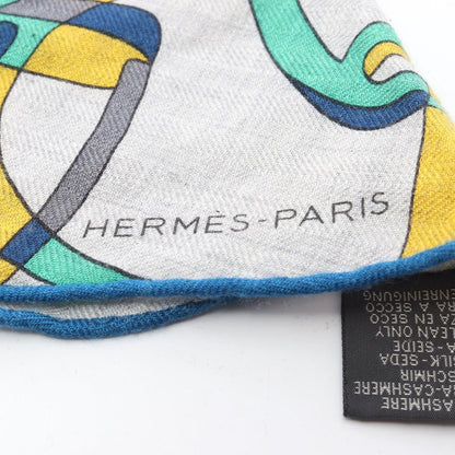 Hermes Scarf Losange GM Quincaillerie Equestre Silk Shawl — view 2