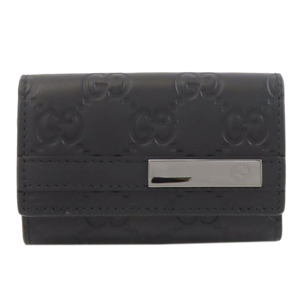 Gucci GG Signature Guccissima Key Case Leather