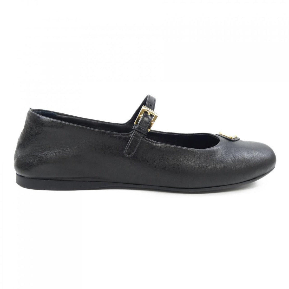 Prada Triangle Logo Flat Shoes