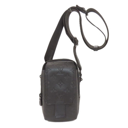 Louis Vuitton Double Phone Pouch Shoulder Bag Monogram Shadow