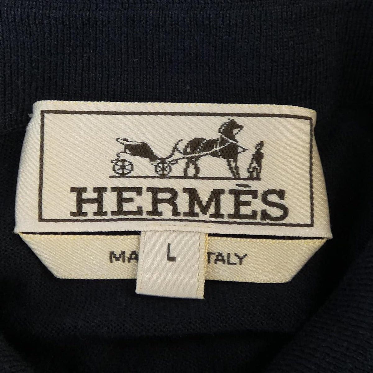 Hermes Polo Shirt Navy — view 4