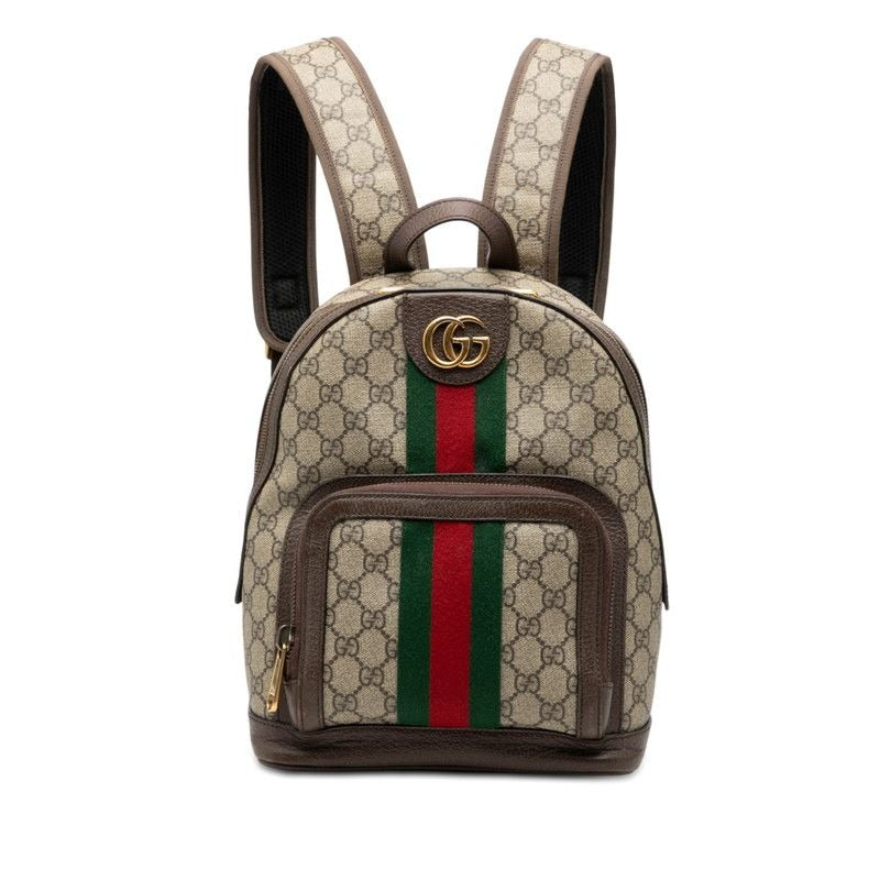 Gucci Ophidia GG Supreme Rucksack Backpack Beige Multicolor