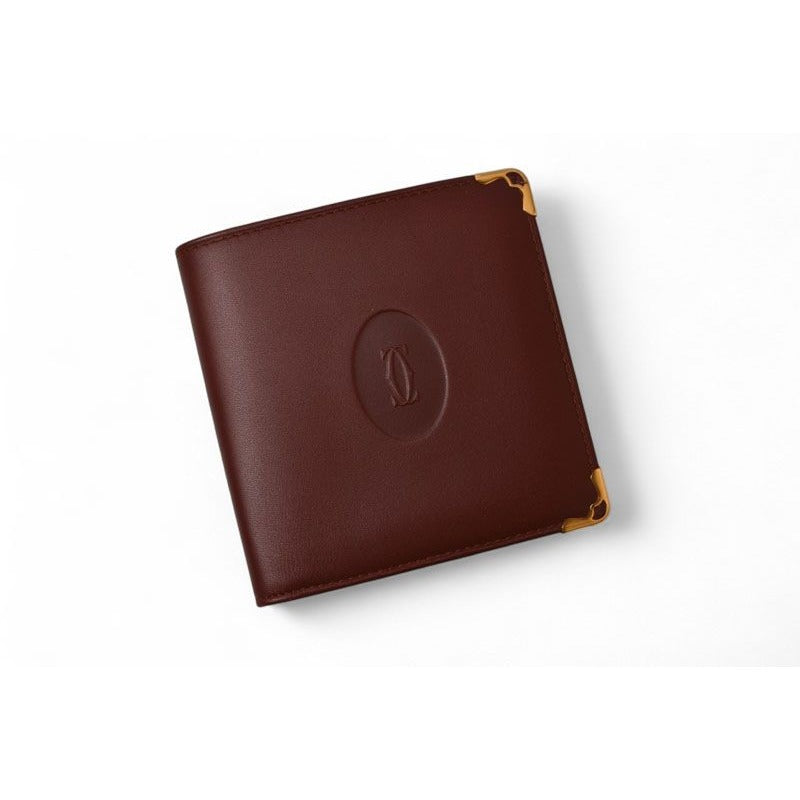 Cartier Fold Wallet Vintage Must de Cartier Bordeaux — view 2