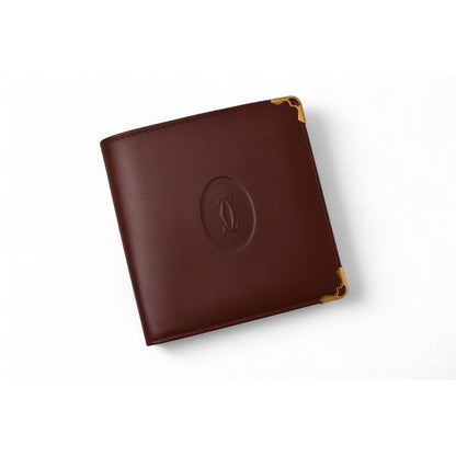 Cartier Fold Wallet Vintage Must de Cartier Bordeaux — view 2