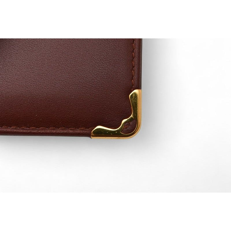Cartier Fold Wallet Vintage Must de Cartier Bordeaux — view 5