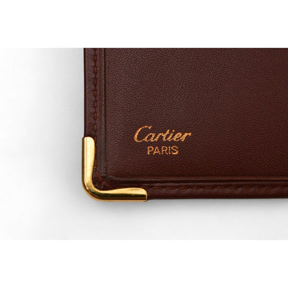 Cartier Fold Wallet Vintage Must de Cartier Bordeaux — view 7