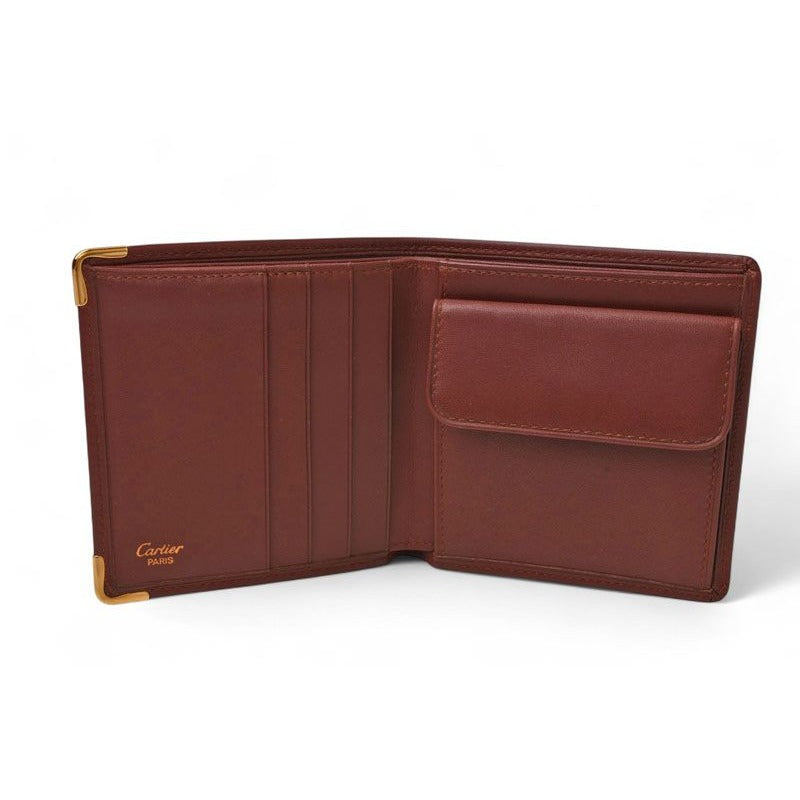 Cartier Fold Wallet Vintage Must de Cartier Bordeaux — view 9
