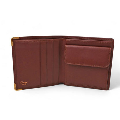 Cartier Fold Wallet Vintage Must de Cartier Bordeaux — view 9