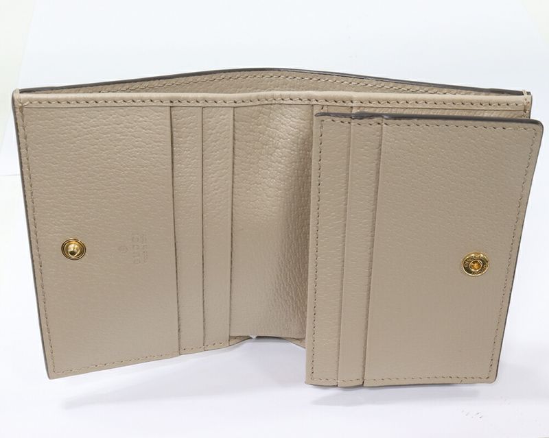 Gucci Bifold Wallet With Coin Purse Ophidia GG Supreme Card Case Wallet PVC