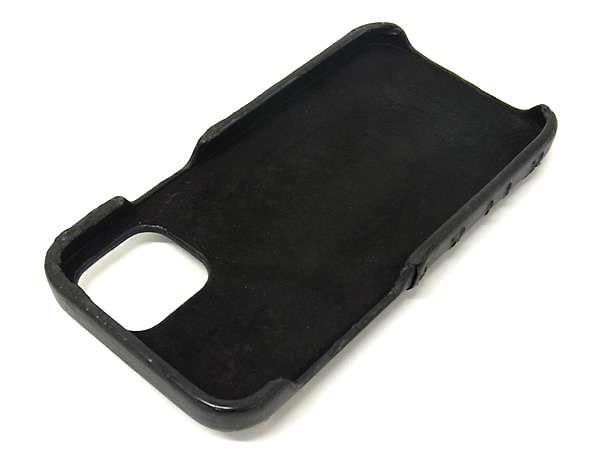 Christian Dior Lady Dior Cannage Leather Iphone12/12pro Phone Case Black Fd2718