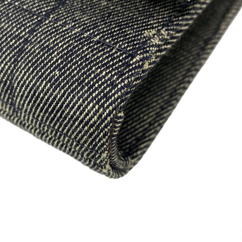 Chanel Shoulder Bag Chocobar Navy Silver Hardware / Chain Shoulder / Flap Bag