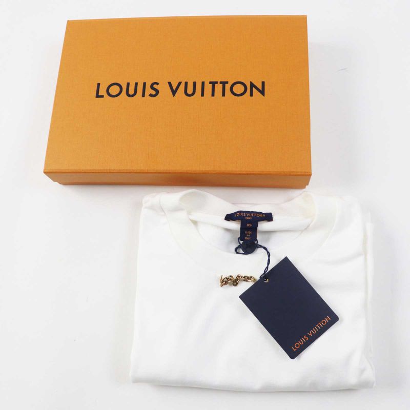 Louis Vuitton 23AW 1abrxk Zipper Sleeve T-shirt Dress Cotton Dress White Light