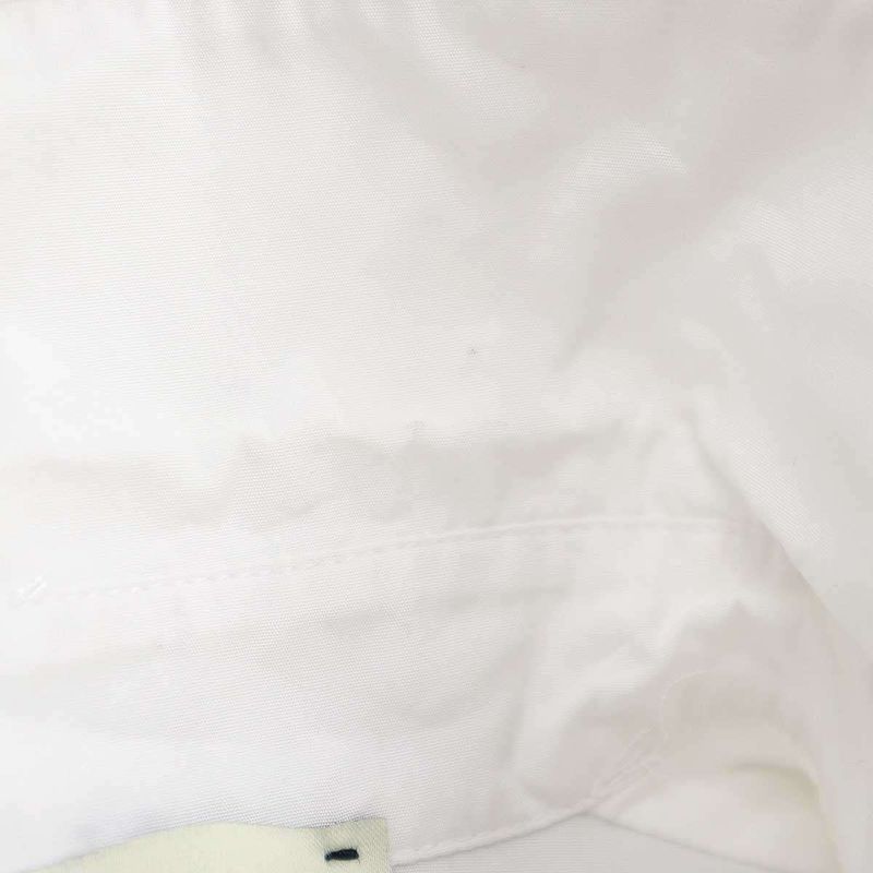 Fendi 23ss Ff Pocket Cropped Blouse Shirt Fs7477 Aflk White 40