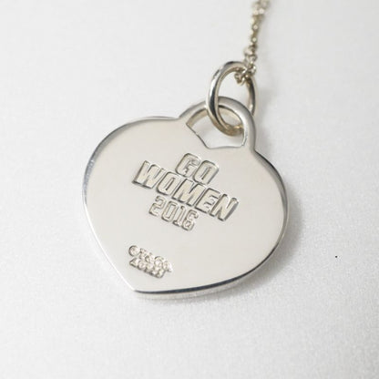 Tiffany & Co Tiffany & Co Necklace GO Women 2016 Heart Ag925 Silver 20250630