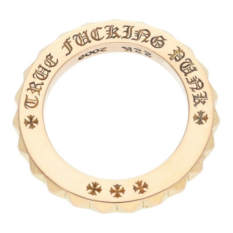 Chrome Hearts 22k Tfp Pnk Big 22k True Fucking Punk Big Gold Ring