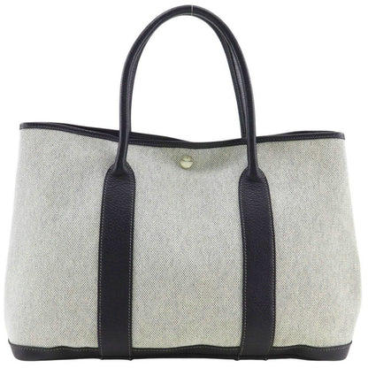 Hermes Garden Party 36 PM Toile Ash Gray Tote