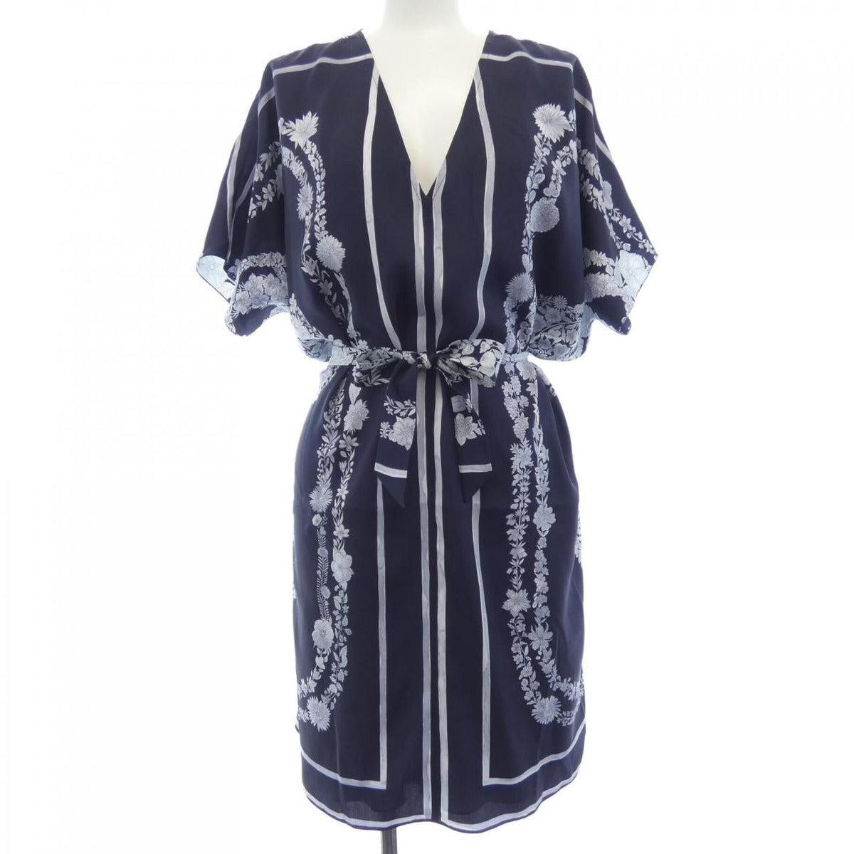 Hermes Bride de Gala en Fleurs Twill Lane Dress