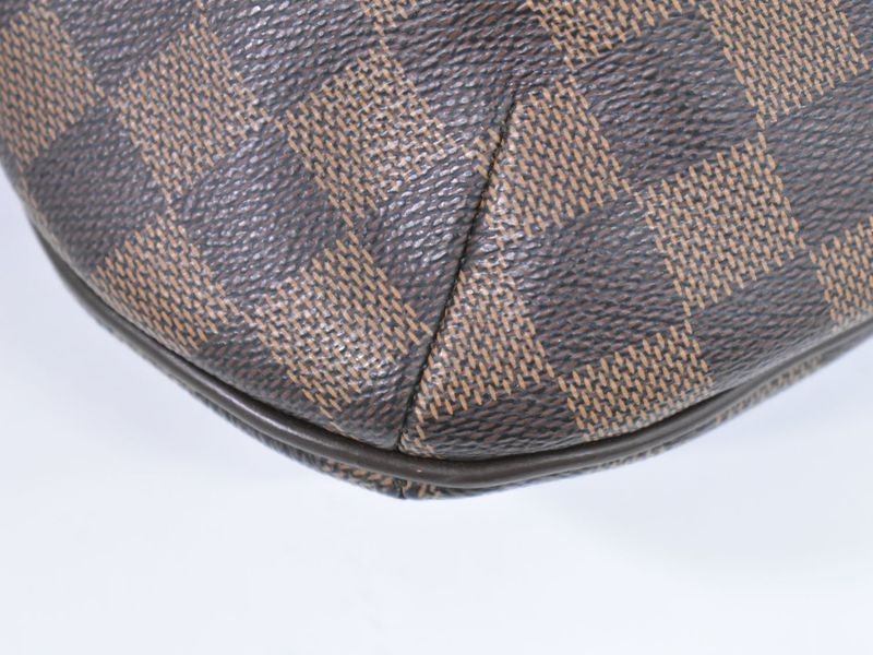 Authentic Louis Vuitton LV Bloomsbury GM Damier Ebène Shoulder Bag Pochette