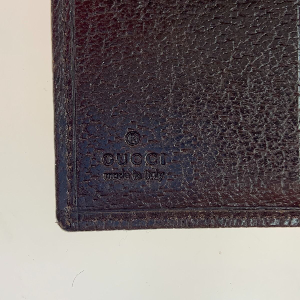 Gucci GG Canvas Compact Wallet W Hook Bifold Wallet 112716 Beige