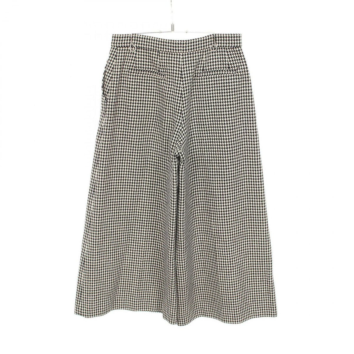 Dior Pants Houndstooth Wool Black. Ivory — view 2