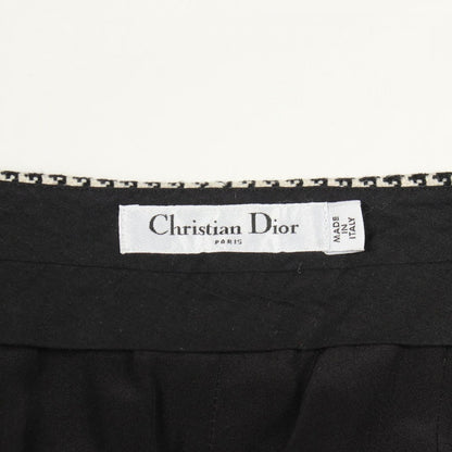 Dior Pants Houndstooth Wool Black. Ivory — view 3