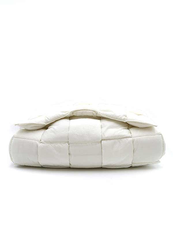 Bottega Veneta Maxi Padded Tech Cassette White Size: