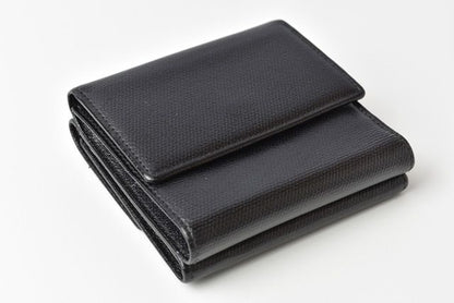 Chanel Foldable Wallet A20902 With Double Hooks Black