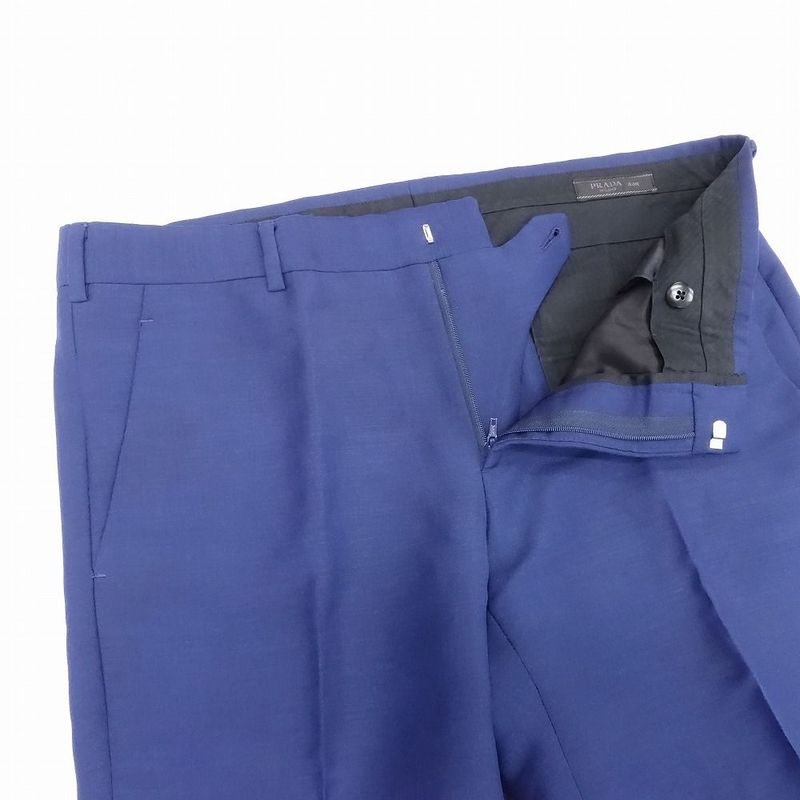 Prada Slacks Pants Center Press Trousers 2015 Made in Italy Bottoms Size 44r S