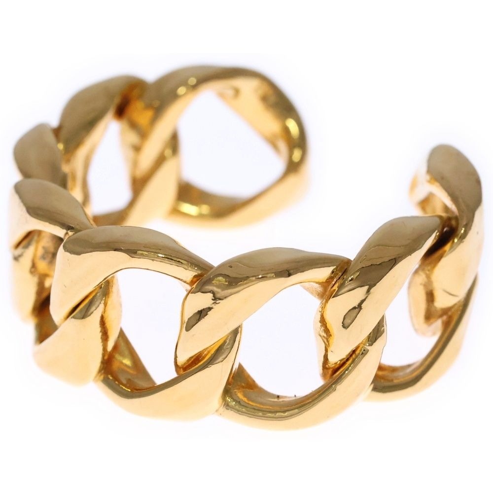 Chanel Chain Bangle Calf Bracelet Gold