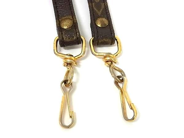 Louis Vuitton Monogram Bag Shoulder Strap Crossbody Shoulder Women Brown