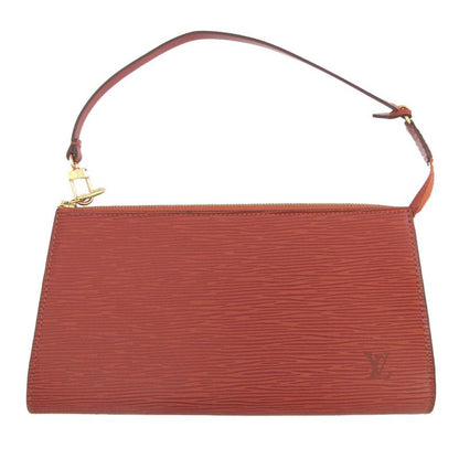 Louis Vuitton M52943 Epi Pochette Axe Soir Kenyan Brown Accessory Pouch 0982