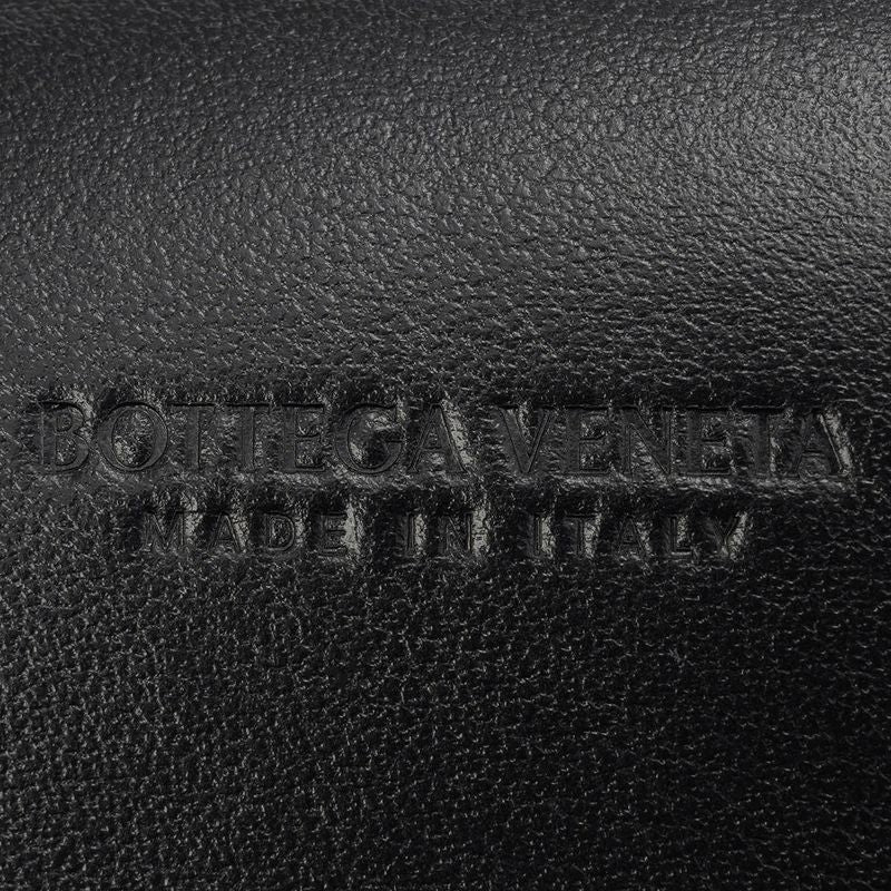 Bottega Veneta Long Wallet Leather Chain Wallet Nero