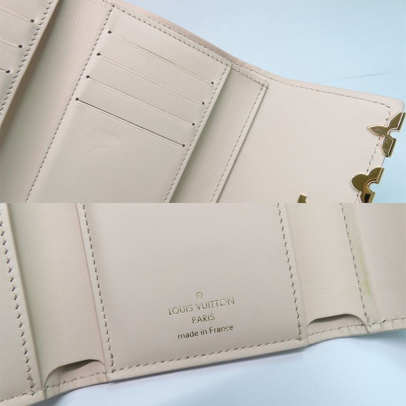 Louis Vuitton Portefeuille Capucines Compact M11363 Flower-lv Quartz