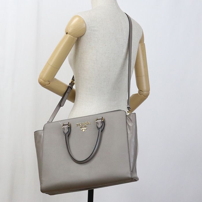 Prada 2WAY Pr90036 Tote Bag Leather 2WAY Tote Bag Women