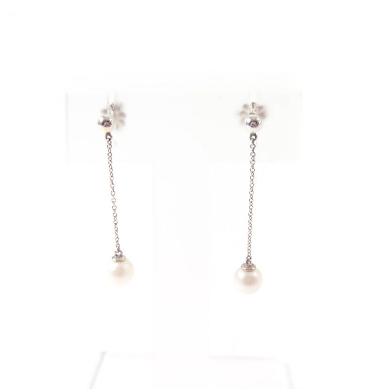 Tiffany & Co Ziegfeld Collection Drop Earrings Sv925 Fresh Water