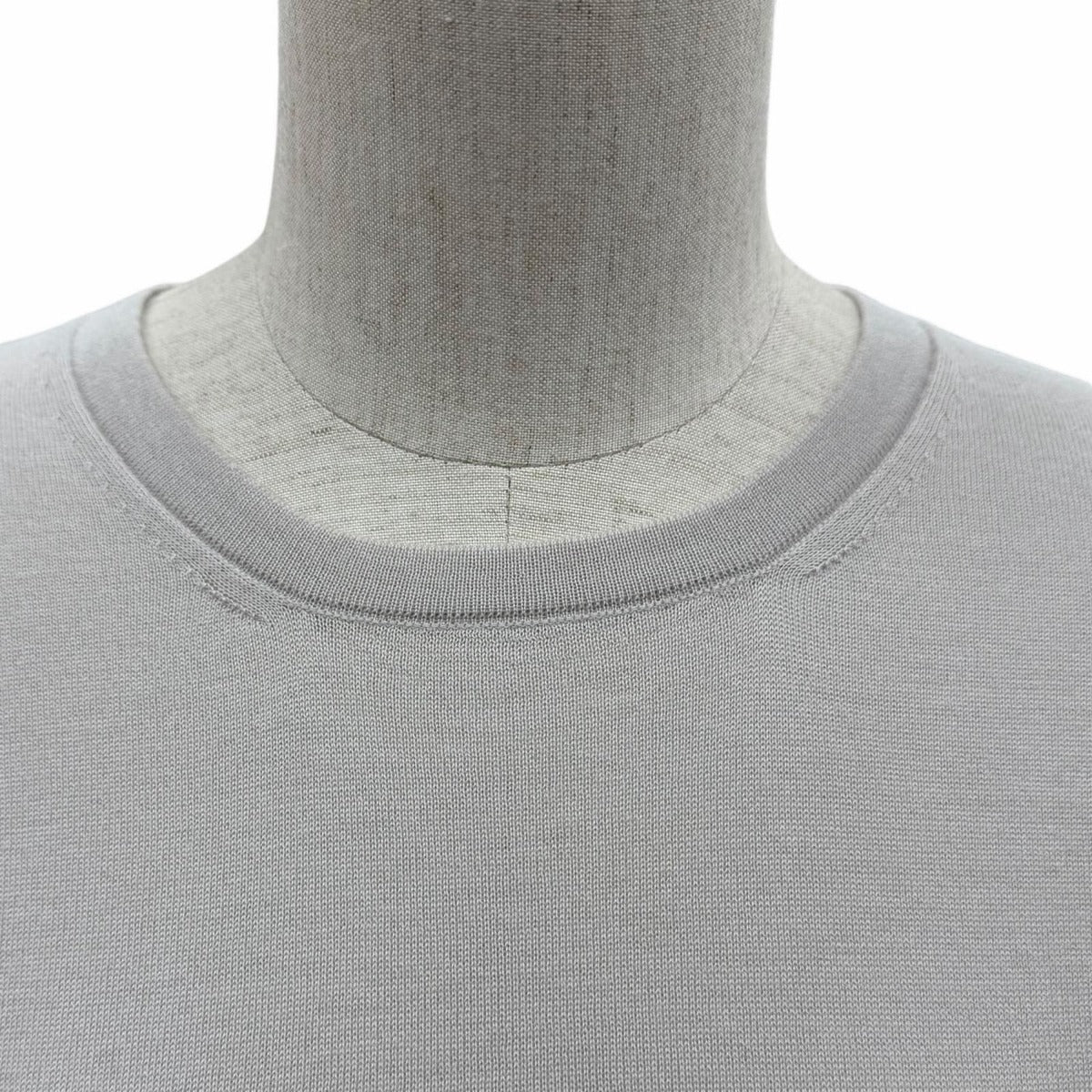 Hermes Cashmere Logo Crew Neck Short Sleeve Knit Top — view 4