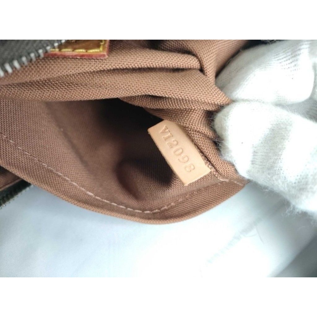 Louis Vuitton Shoulder Bag Odeon MM Brown Monogram Gold — view 10