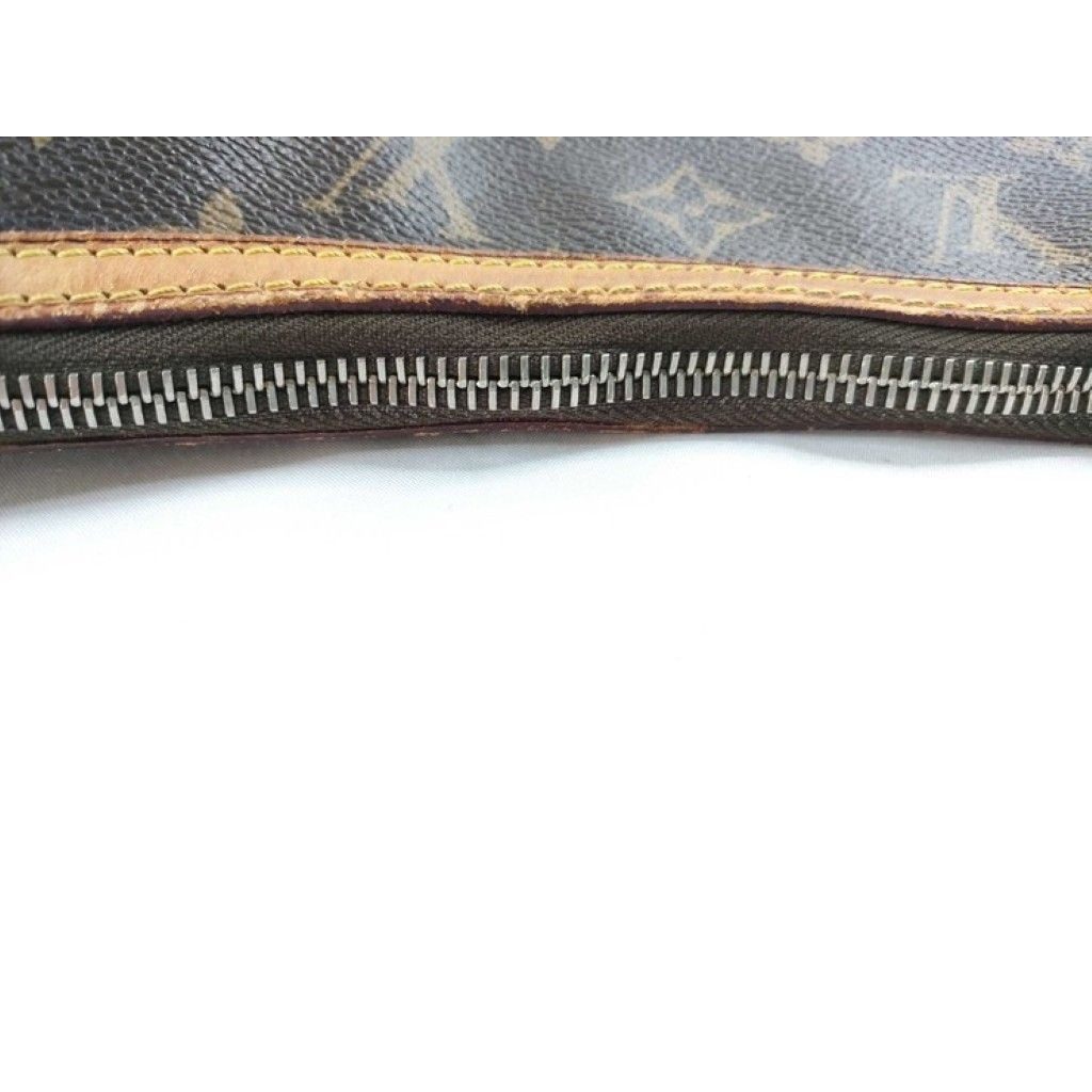 Louis Vuitton Shoulder Bag Odeon MM Brown Monogram Gold — view 6