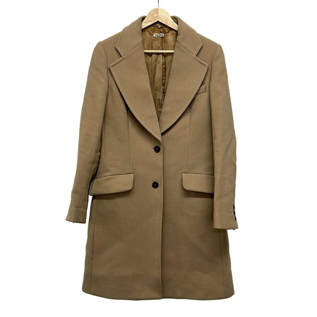 Miu Miu Coat 40 M Beige Winter Wear