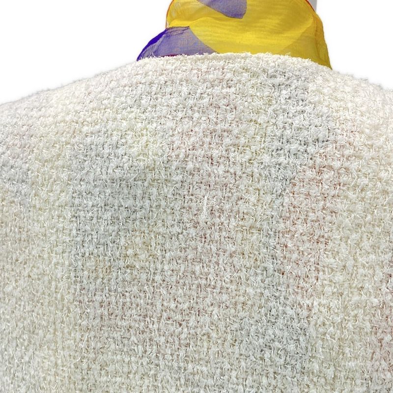 Chanel Jacket Size 36 S Women's P15633 Ivory X Orange X Multi Long Sleeves /