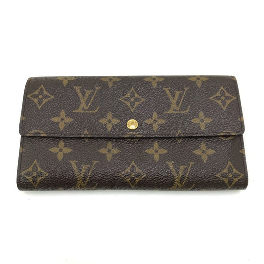 Louis Vuitton Bi-Fold Long Wallet Monogram Portefeuille Sara