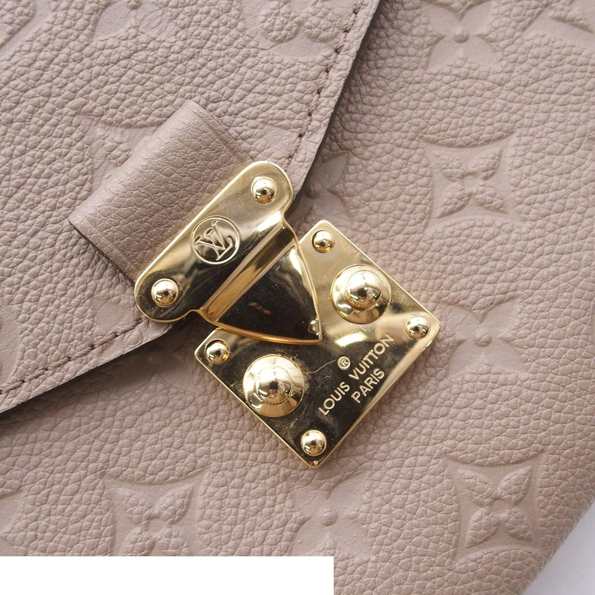 Louis Vuitton Pochette Metis MM Tourterelle Monogram Empreinte 2-Way Shoulder — view 7