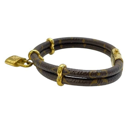 Louis Vuitton M6640f Bra Scuff Keep It Twice Bracelet Accessories Cadenas Charm