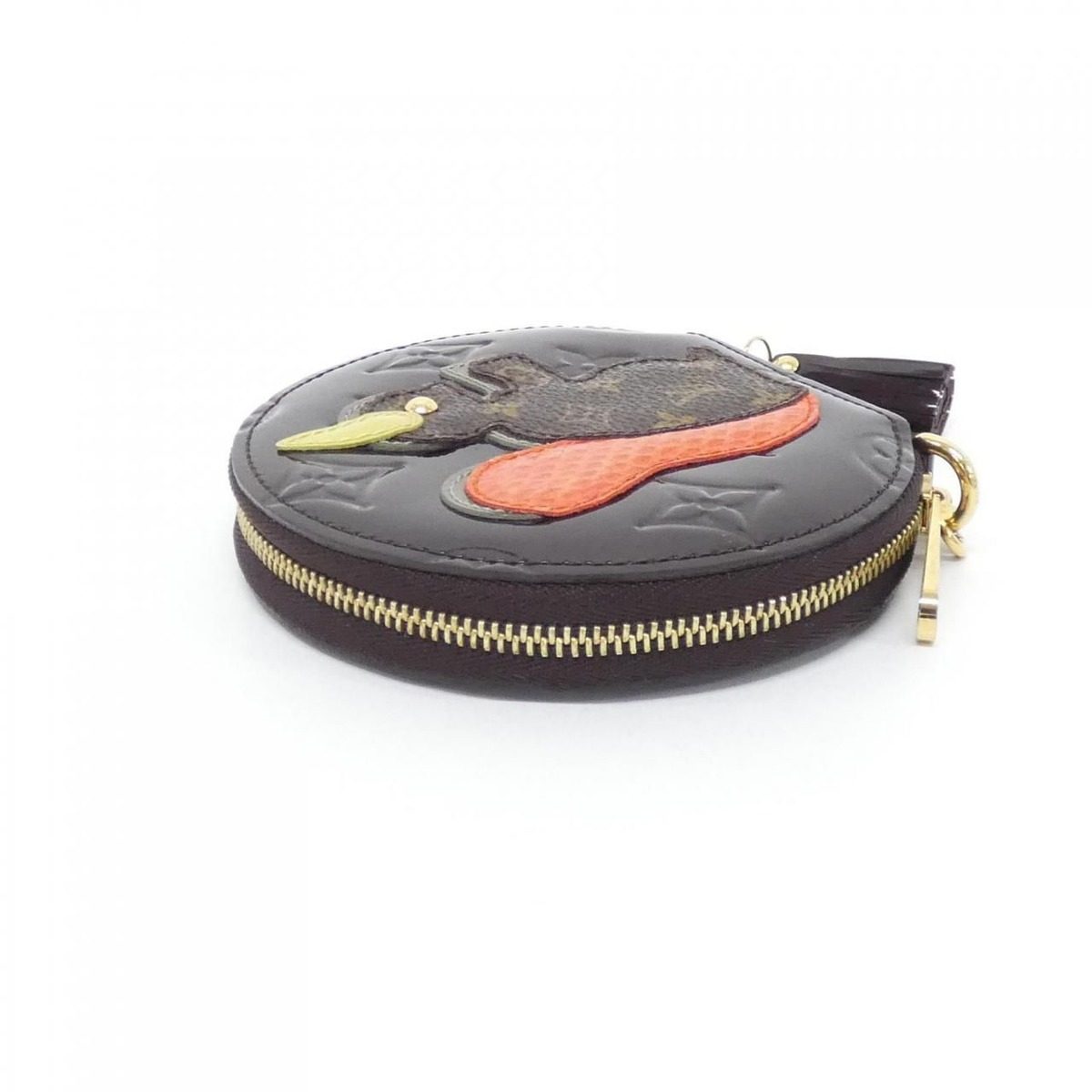 Louis Vuitton Vernis Porte Monet Ecruille Coin Case — view 3