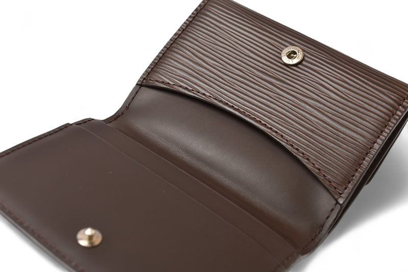 Louis Vuitton Coin Case Card Case Louis Vuitton Mini Wallet Ludlow Epi Mocha