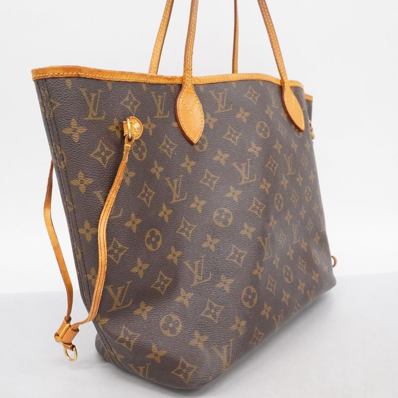 Louis Vuitton Tote Bag Monogram Neverfull MM M40156 Brown Ladies