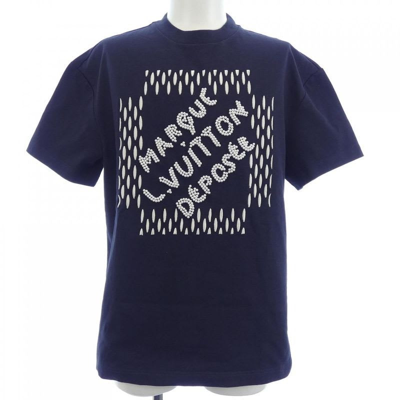 Louis Vuitton Embroidered Signature Cotton T-Shirt Hqy 71 Wnpl