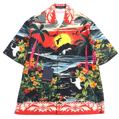 Louis Vuitton 24AW 1afqy6 Camicia A Maniche Corte In Cotone Stampato Monogram -