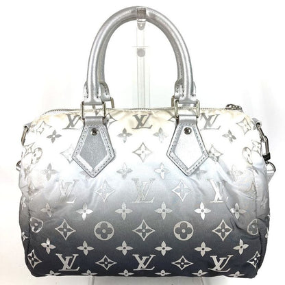 Louis Vuitton Handbag Speedy Bandoliere 25 M11848 Nylon/leather Frosted Silver