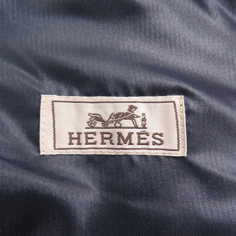 Hermes Cashmere Down Vest Cashmere/nylon Black Size 46 Black 0429hermes Men's